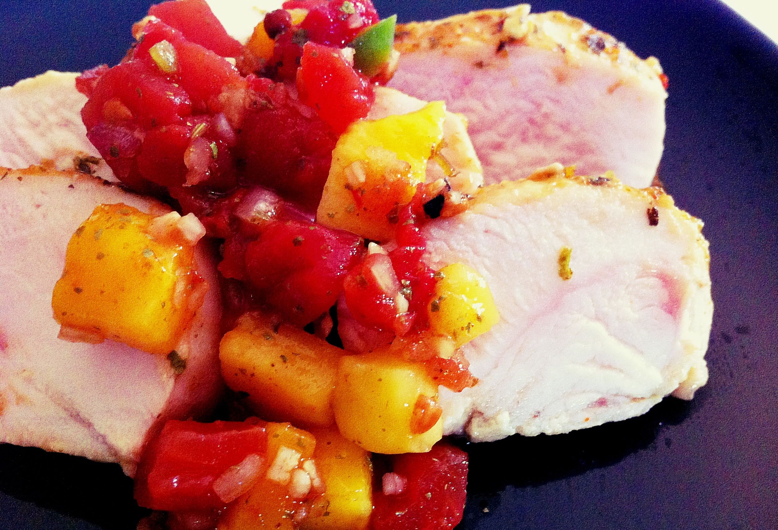 Chicken with Mango Salsa