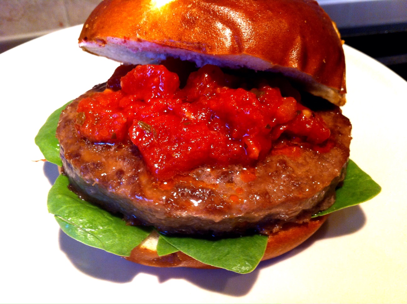 Bruschetta Burgers