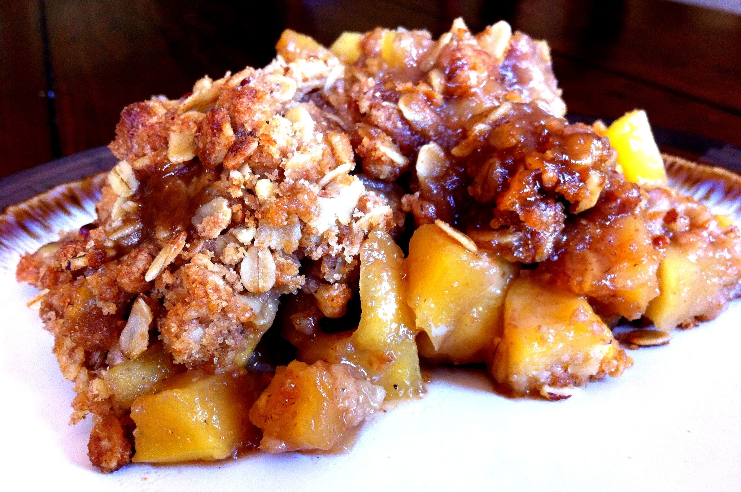 Maple Pecan Apple Crisp