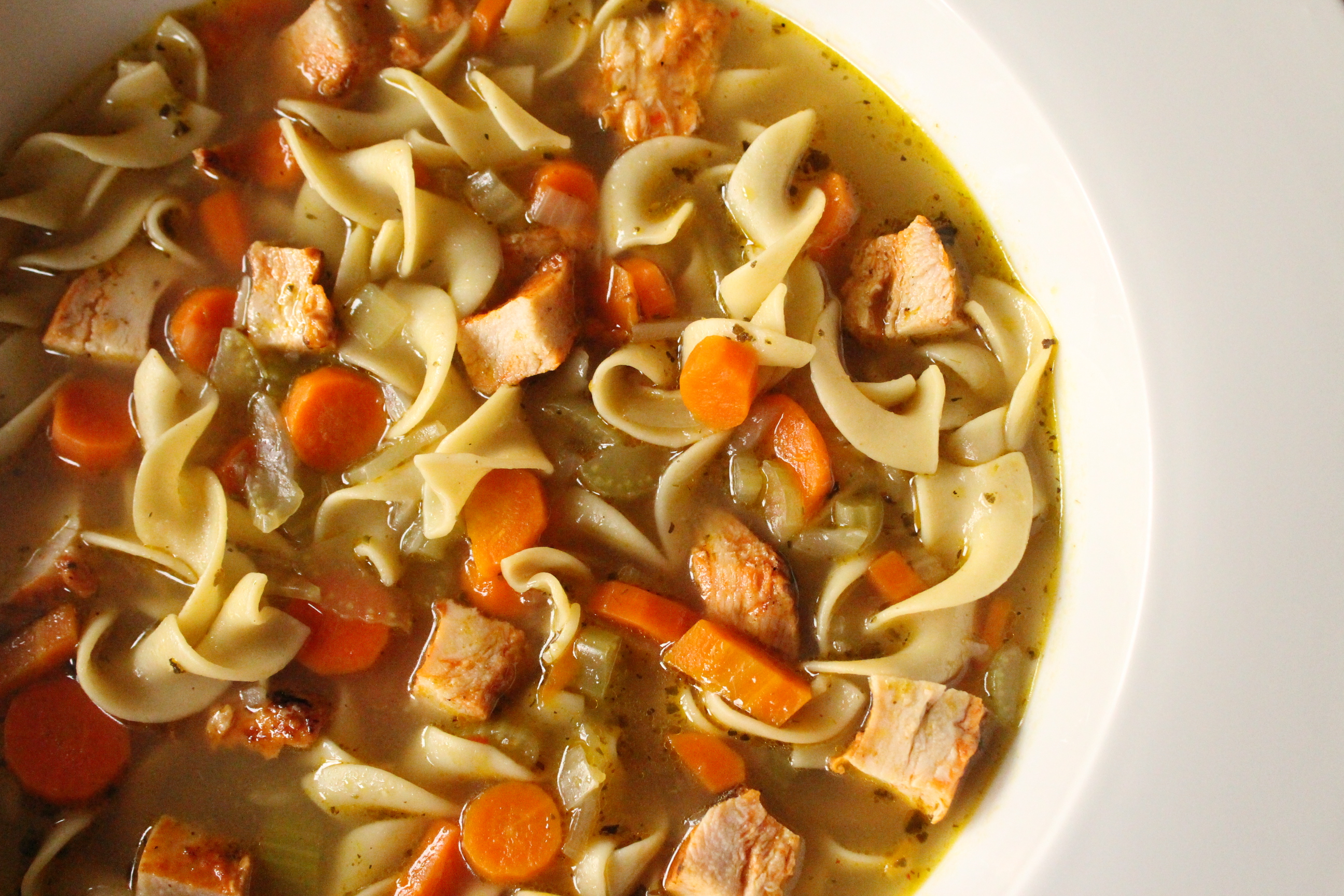 Savory Turkey Noodle Soup